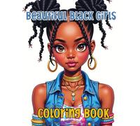 Beautiful Black Girl Anime Coloring Book