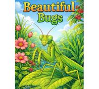 Beautiful Bugs: A Detailed Nature Coloring Book for Adults & Teens Featuring Insects, Butterflies, and Garden Wildlife