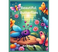Beautiful Butterflies: Easy Coloring Bold & Simple Adorable Butterflies & Flowers