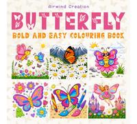 Beautiful Butterfly Coloring Book for Adults: Relaxing Butterfly Illustrations with Floral, Nature, and Mandala Designs for Stress Relief, Mindfulness, and Creative Coloring