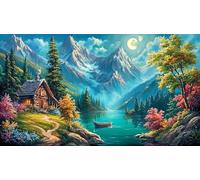 beautiful cabin Puzzle 1000 pezzi per adulti - Gioco per la famiglia divertente Sfida educativa difficile 38x52/1000pcs