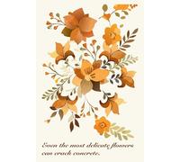 Beautiful Flower-Themed Lined Journal: 120-Page Aesthetic Notebook for Writing, Journaling, and Notes