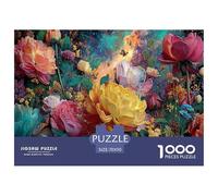 Beautiful Flowers Jigsaw Puzzle 1000 Pezzi Classici Per Adulti E Bambini ≥12 Anni Giochi Educativi Sfida Impossibile Decorazione Casa Difficile Allenamento 70x50cm/1000pcs