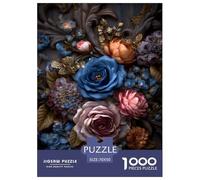 Beautiful Flowers Jigsaw Puzzle 1000 Pezzi Classici Per Adulti E Bambini ≥12 Anni Giochi Rilassamento & Intell. Per Appassionati Esperti Regalo Amore Amico Natale Compleanno 70x50cm/1000pcs
