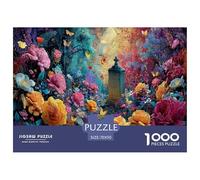 Beautiful Flowers Jigsaw Puzzle 1000 Pezzi Classici Per Adulti E Bambini ≥14 Anni Giochi Del Cervello Per Appassionati Esperti Decorazione Casa Allenamento Memoria 70x50cm/1000pcs