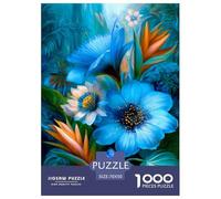 Beautiful Flowers Jigsaw Puzzle 1000 Pezzi Classici Per Adulti E Bambini ≥14 Anni Giochi Rilassamento & Intell. Per Appassionati Esperti Regalo Amore Amico Natale Compleanno 70x50cm/1000pcs