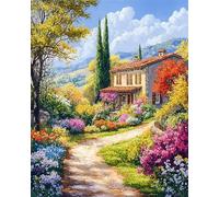 Beautiful Garden 3000 Piece Jigsaw Puzzles for Adults, Colourful, Challenging & Brainteasing Adult puzzles 3000 Pieces Flowers, Fun jigsaws for The Whole Family 48x32 inch