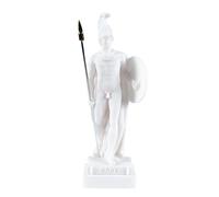 BEAUTIFUL GREEK STATUES Ares Marte Dio della Guerra Zeus Figlio Romano Statua Alabastro 18,7 cm