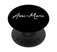 Beautiful Handwritten Font Anne-Marie Calligraphy PopSockets PopGrip Adesivo