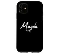 Beautiful Handwritten Font Magda Calligraphy Custodia per iPhone 11