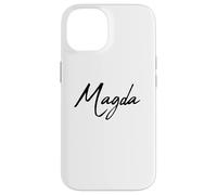 Beautiful Handwritten Font Magda Calligraphy Custodia per iPhone 14