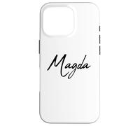 Beautiful Handwritten Font Magda Calligraphy Custodia per iPhone 16 Pro