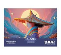 Beautiful Houses with Bougainvillea Flowers 1000 Pezzi Carta Ecologica Resistente Puzzle Premium Beautiful Girl Impossibilmente Difficile Sfida Unica Puzzle Regali Per Famiglia E Amici 70x50cm/1000pcs