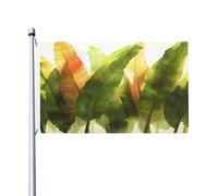 Beautiful Leaves - Bandiera a doppia faccia da 0,9 x 1,5 m, resistente per decorazioni da esterno e giardino, stampa su entrambi i lati, facile da installare