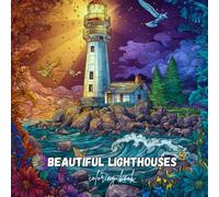Beautiful Lighthouses Coloring Book: Scenic Shores and Beacons for Creative Relaxation