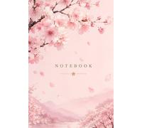 Beautiful Pink Cherry Blossom Floral Spiral Journal