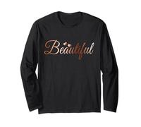 Beautiful Positive Affirmation Message Beautiful Motivation Maglia a Manica