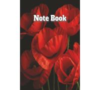 Beautiful Rose Note Book: Beautiful 100 page Notebook | Rose cover & 6x9 Lined pages | Good for keeping track of Ideas, Work, Projects or Birthdays | Perfect for school work.