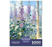 Beautiful Scenery of The Window Puzzle Impossibili 1000 Pezzi Flower Decorazione Per La Casa. Giochi Rilassamento E Intelligence Per Adulti E Ragazzi Da 14 Anni 70x50cm/1000pcs