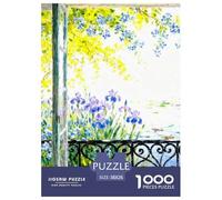 Beautiful Scenery of The Window Puzzle Impossibili 1000 Pezzi Flower Decorazione Per La Casa. Rilassamento E Intelligence Per Adulti E Ragazzi Da 14 Anni 38x26cm/1000pcs