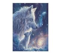Beautiful She-wolf Accompanied Puzzle 500 Pezzi Idea Regalo Figlio Gioco Educativo Creativo Ragazzi Rilassamento Pressione Ridotta A Scuola 500 PCS