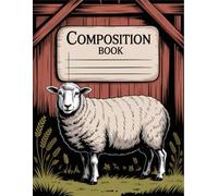 Beautiful Sheep Composition Book: 120 Pages Notebook, with Pastelcartoon Cover Design, great for School Notes, Journaling, Ideas, Girls, Kids, Teens, ... great for School Notes, Journaling, Ide