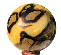 Beautiful Turtle Back Stone Quartz Dragon Crystal Ball Gem Ornaments (Size : 100-150g)