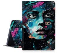 Beautiful Woman Surreal Case per iPad Pro 11" (modello 2024, 5a generazione), custodia antiurto pieghevole regolabile in pelle PU con funzione sleep/wake automatica per iPad Pro da 11 pollici di 5a