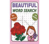 Beautiful Word Search: Pink glossy word puzzles for women | 50+ Word search puzzles Book for women | Easy to read women word search puzzle