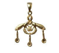 BeautifulGreekStatues Malia Api Ciondolo Minoico Cretese Argento 925 Fatto A Mano 25mm
