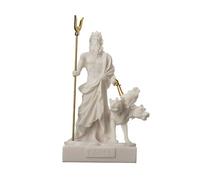 BeautifulGreekStatues Plutone Ade, statuetta greca del Signore degli Inferi Museo delle statuette morte, 13 cm
