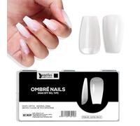 Beautilux 280 Pezzi Unghie Finte Francese, Bara Media Bianco Ombré Press On Nails Tips Gel Per Manicure Da Casa E Saloni Unghie Saloni Di Bellezza Professionali