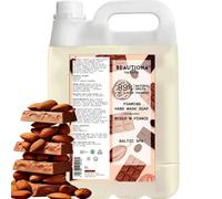 Beautiona Sapone 5L: sapone schiumoso con glicerina e olio di mandorle, idratante, per mani e corpo, pH neutro, 3 volte più efficace (5 l, cioccolato)