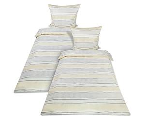 Beautissu 2 x Set Copripiumino in flanella 155x220 Viola, in 100% cotone - Federa Cuscino 80x80 - Biancheria da Letto Singolo, dotato di cerniera - Caldo copriletto invernale - Beige