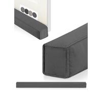 Beautissu 2x Paraspifferi Sottoporta 90 cm - Salsicciotto Paraspifferi Porta Finestre Ingresso Isolante - Stoffa Antracite - Risparmio Energetico - Parafreddo per Porte e Finestre - Marin