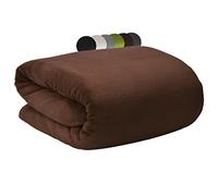 Beautissu Aurelia XL Coperta Pile Matrimoniale 150x200 cm Marrone - Plaid Morbido per Divano e Letto - Coperta Calda Invernale in Pile per Casa - Öko-Tex