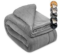 Beautissu Coperta Plaid Sherpa morbida e calda invernale in pile da divano