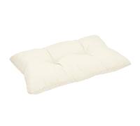 Beautissu Cuscino Lounge da Esterno XLuna - Comoda spalliera 70x40x12cm - per mobili e Arredamento da Giardino - Beige