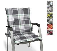 Beautissu Cuscino per sedie da Giardino Sunny MK Verde Menta 100x50x6cm - Extra Comfort - Colori Resistenti ai Raggi UV - Tessuto Robusto - Fissaggio Antiscivolo - Made in EU