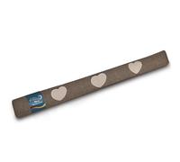 Beautissu Paraspifferi imbottito per porta e finestra sottoporta isolante | Hr L90xP8xA8cm marrone poliestere universale paravento contro il freddo L90xP8xA8 paraspiffero porte finestre ingresso Tuuli