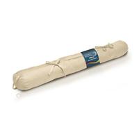 Beautissu Paraspifferi Imbottito per Porte e finestre con Laccio fermaporta | 100x10cm Crema con pratica asola fermaspifferi maniglia trasporto porta finestra Viento