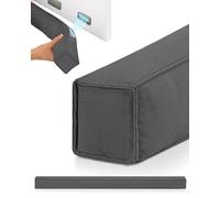 Beautissu Paraspifferi Sottoporta Magnetico 90 cm - Salsicciotto Paraspifferi Porta Finestre Ingresso Isolante - Stoffa Antracite - Risparmio Energetico - Parafreddo per Porte e Finestre - Marin