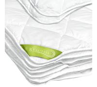 Beautissu Piumino Matrimoniale 4 stagioni Microfibra anallergico coperta | 135x200cm formata da 2 trapuntini con bottoni a pressione letto anallergica divisibile riscaldante quattro BeauNuit JD