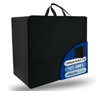 Beautissu Pratica borsa per il trasporto Custodia robusta con chiusura | Nero per biancheria da letto cuscini materassi pieghevoli protezione ideale e facile da trasportare sacco portatutto «»