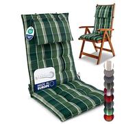 Beautissu Premium Cuscini Schienale Alto con Poggiatesta Sedia Giardino