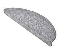 Beautissu Set da 15 tappetini gradini Scale ProStair - 55x15cm - passatoie gradini e scalini Singoli - Grigio Chiaro