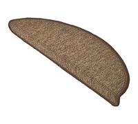 Beautissu Set da 15 tappetini gradini Scale ProStair - 55x15cm - passatoie gradini e scalini Singoli - Marroncino