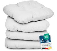Beautissu set di 4 cuscini da sedia per casa e giardino imbottitura