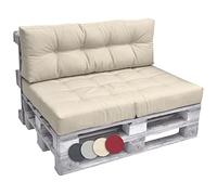 Beautissu Set di cuscini per pallet comodo per interni ed esterni