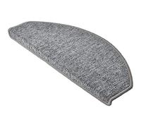 Beautissu Tappeti per Scale Coprigradini ProStair 65x24cm - Set da 15 passatoie Singole per gradini - Tappetino Antiscivolo e Fonoassorbente con Retro Adesivo - Sicuro ed Elegante - Grigio Chiaro